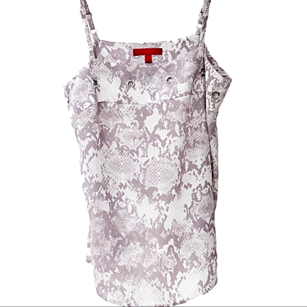 JLo Snake Print Camisole Adjustable Straps XS